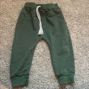 Green Kids Jogger Pants